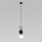 Подвесной светильник с фетровым плафоном 40074/1 синий