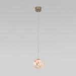 Подвесной светильник со стеклянным плафоном ручной работы 1_101 — изображение 2