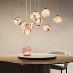 Подвесной светильник со стеклянным плафоном ручной работы 1_101 — изображение 4