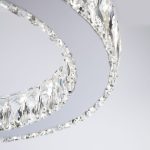 Светодиодная люстра с хрусталем 90023/1 хром — изображение 2