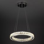 Светодиодная люстра с хрусталем 90023/1 хром — изображение 3