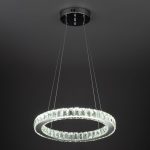 Светодиодная люстра с хрусталем 90023/1 хром — изображение 5