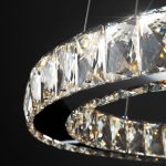 Светодиодная люстра с хрусталем 90023/1 хром — изображение 7