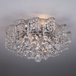 Хрустальная потолочная люстра 16017/6 хром