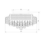 Хрустальная потолочная люстра 16017/6 хром — изображение 5