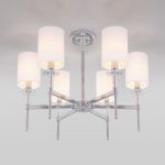 Классическая люстра с абажурами 60132/6 хром — изображение 3