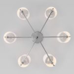 Классическая люстра с абажурами 60132/6 хром — изображение 4