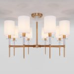 Классическая потолочная люстра 60132/8 латунь