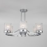 Потолочная люстра со стеклянными плафонами 60127/6 хром — изображение 2