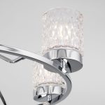 Потолочная люстра со стеклянными плафонами 60127/6 хром — изображение 3