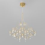 Светодиодная люстра с декором из хрусталя и с пультом дистанционного управления 90400 LED