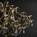 Светодиодная люстра с декором из хрусталя и с пультом дистанционного управления 90400 LED — изображение 2