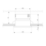 Встраиваемый точечный светодиодный светильник 25023/LED — изображение 2